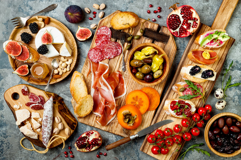 gourmet charcuterie boards